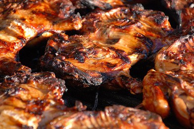 BBQ Five-spice Cornish Game Hens