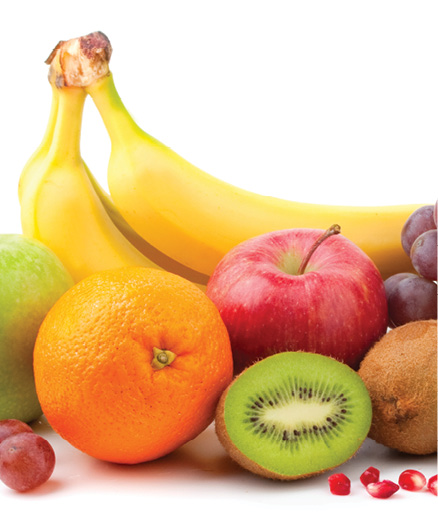 Many fresh fruits