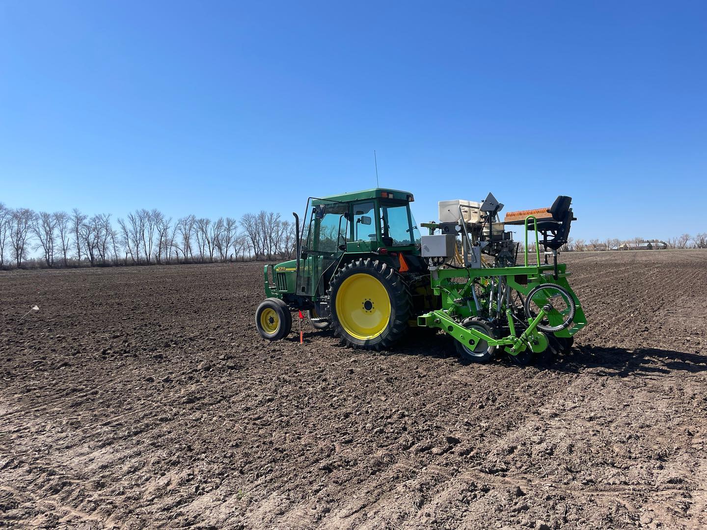 Tractor and planter