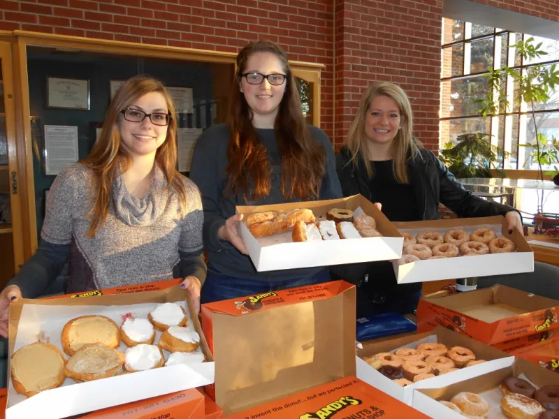 student donut sale