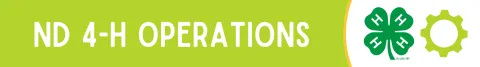 Module 4: ND 4-H Operations